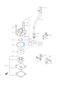 DF 60 drawing Water Pump