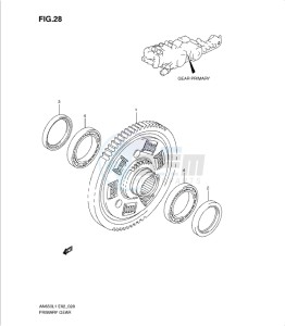 AN650 drawing GEAR PRIMARY