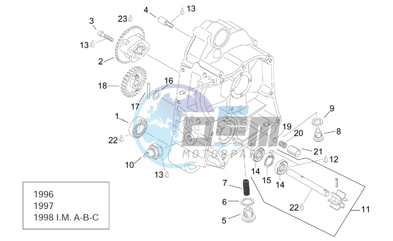 RH Semi-crankcase I