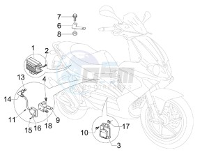 Runner 200 VXR 4t Race (UK) UK drawing Voltage Regulators - Electronic Control Units (ecu) - H.T. Coil