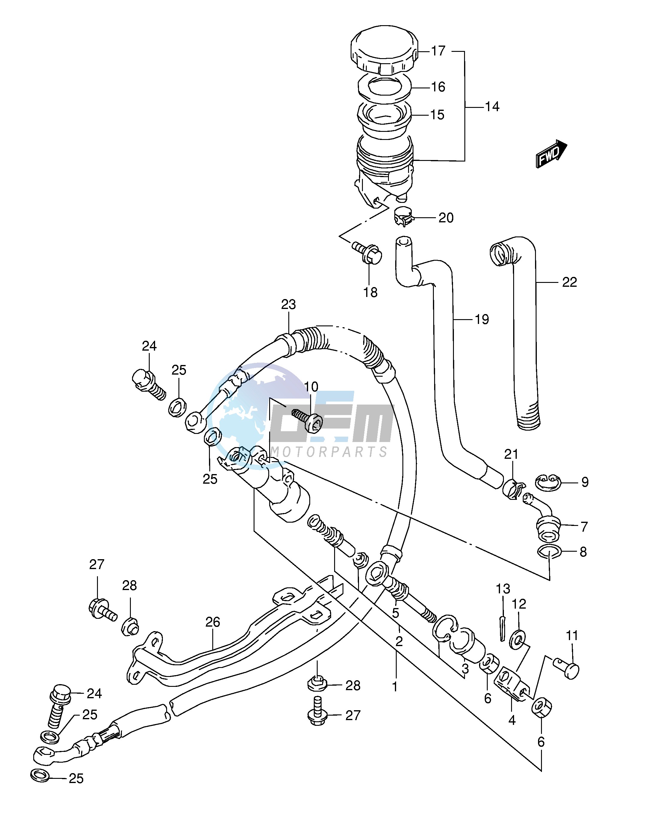 REAR MASTER CYLINDER