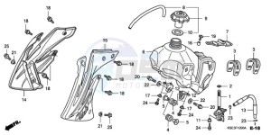 CRF150RB9 Australia - (U) drawing FUEL TANK