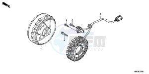 TRX500FPMD TRX500FPM Australia - (U) drawing GENERATOR