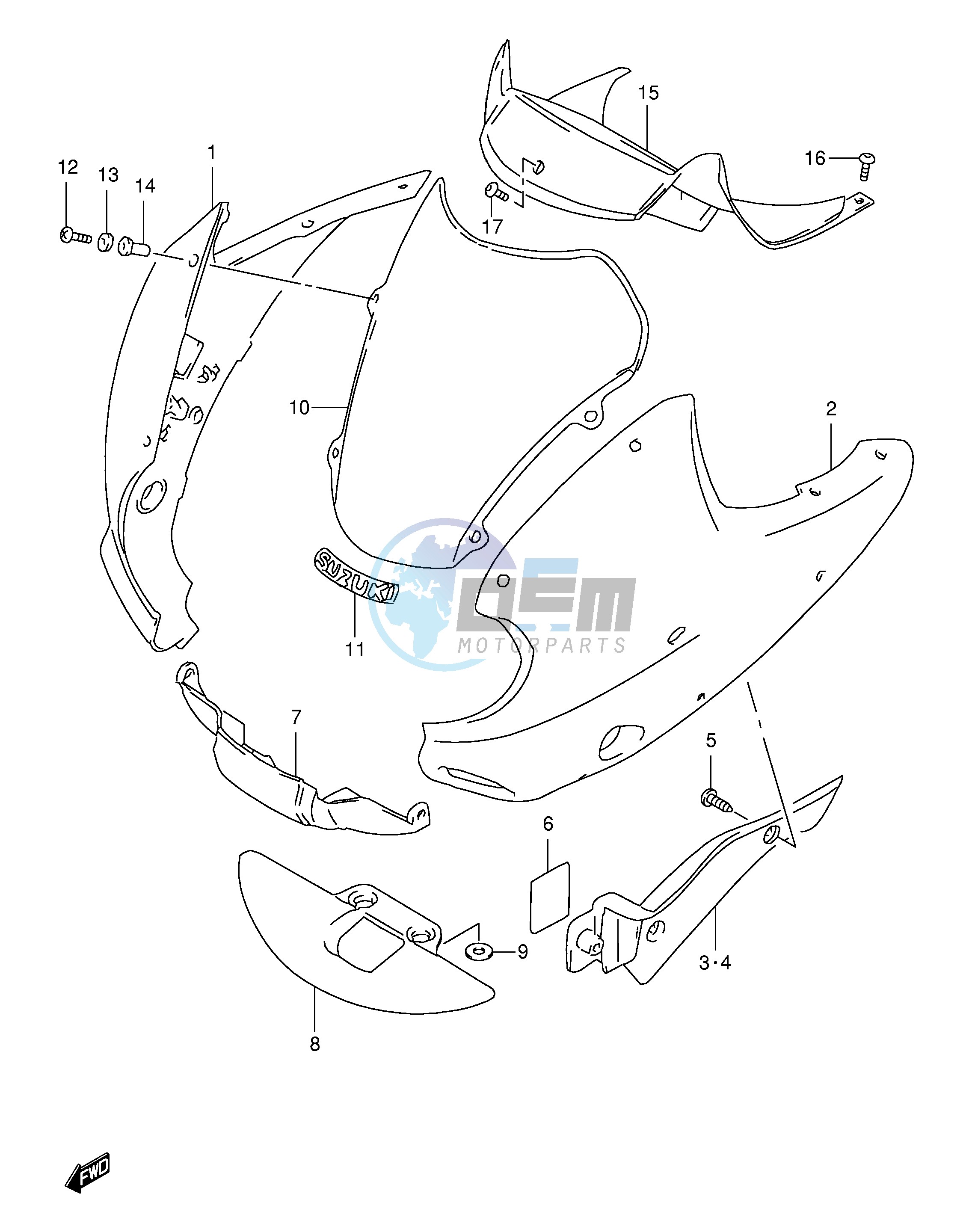 COWLING (MODEL X)