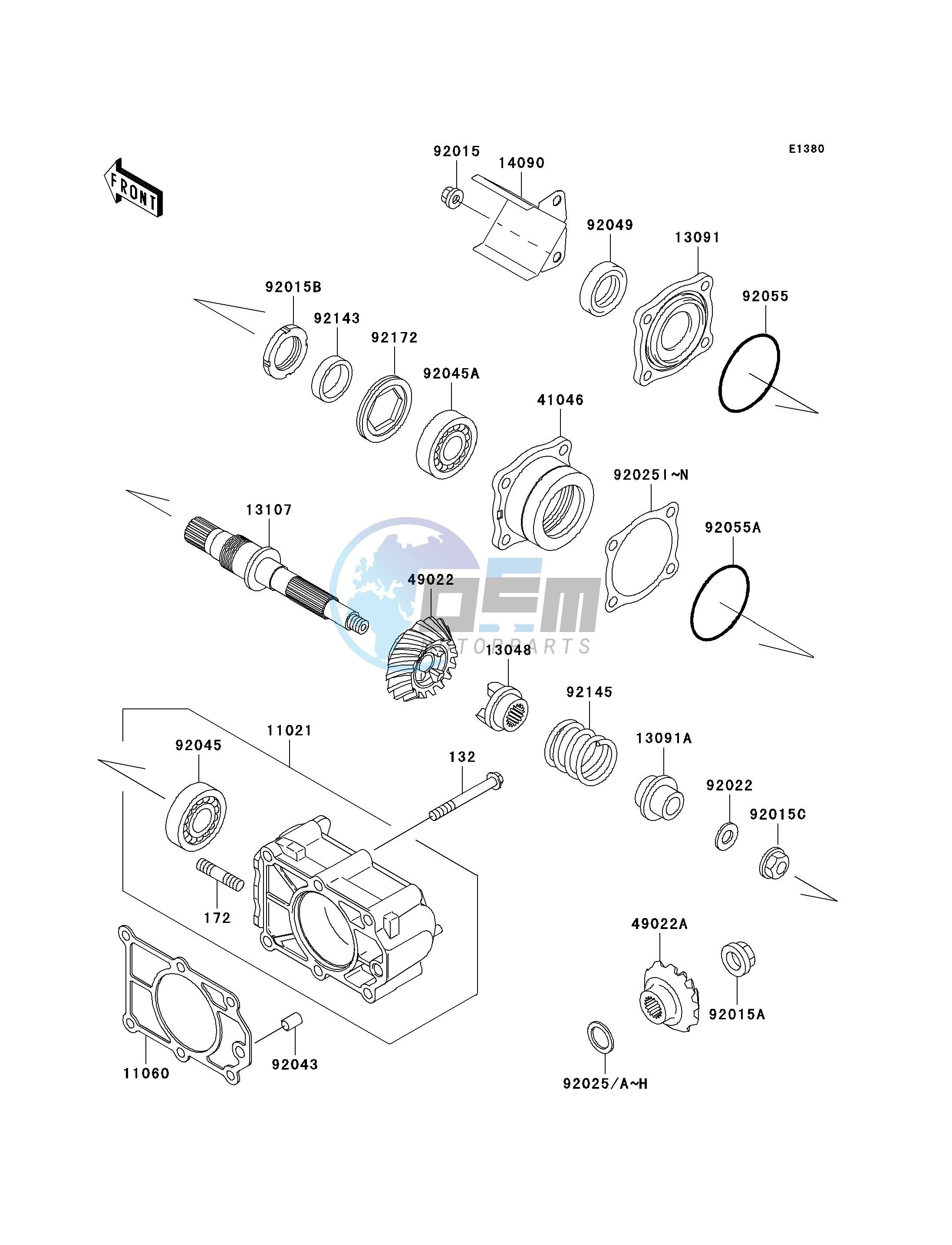 BEVEL GEAR CASE