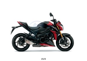 GSX-S1000 A drawing AV4: BLACK (YVB),RED (YYG)