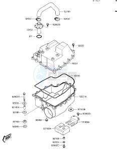 JF 650 B [TS] (B1-B2) [TS] drawing WATER MUFFLER