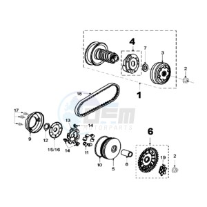 FIGHT E drawing CLUTCH 6 HOLES