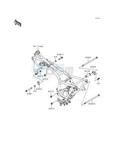 ZG 1000 A [CONCOURS] (A10-A14 A11 Can only) [CONCOURS] drawing FRAME FITTINGS