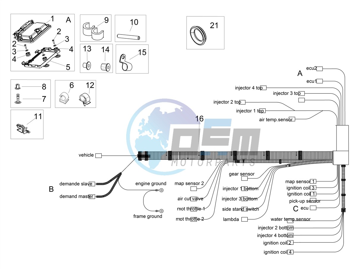 Central electrical system