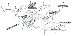 CBR900RE drawing STRIPE/MARK (1)