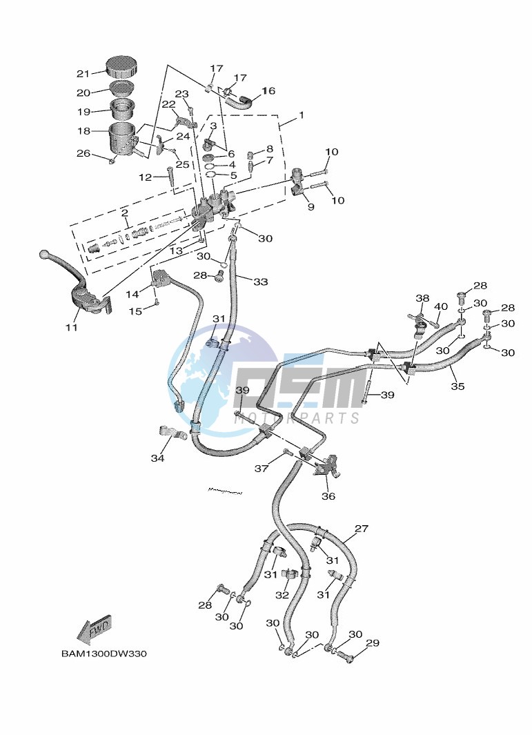 FRONT MASTER CYLINDER