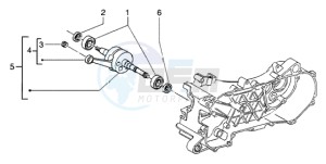 NRG 50 power DT drawing Crankshaft