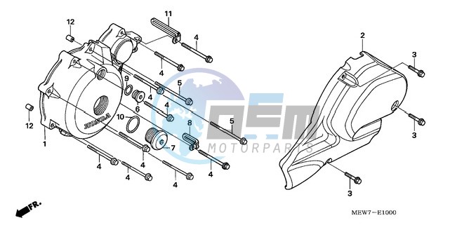 LEFT CRANKCASE COVER