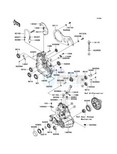 MULE_600 KAF400BCF EU drawing Gear Box