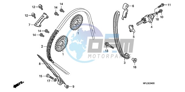 CAM CHAIN/TENSIONER