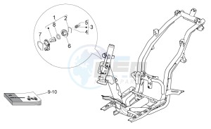 Sport City One 50 2t 2v e3 drawing Lock hardware kit