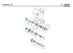 TANGO-125-RED drawing GEARBOX  EURO2