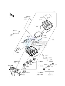 NINJA ZX-6R ZX600RFF FR GB XX (EU ME A(FRICA) drawing Air Cleaner