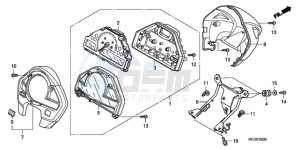 CB600FAA Australia - (U / ABS) drawing METER