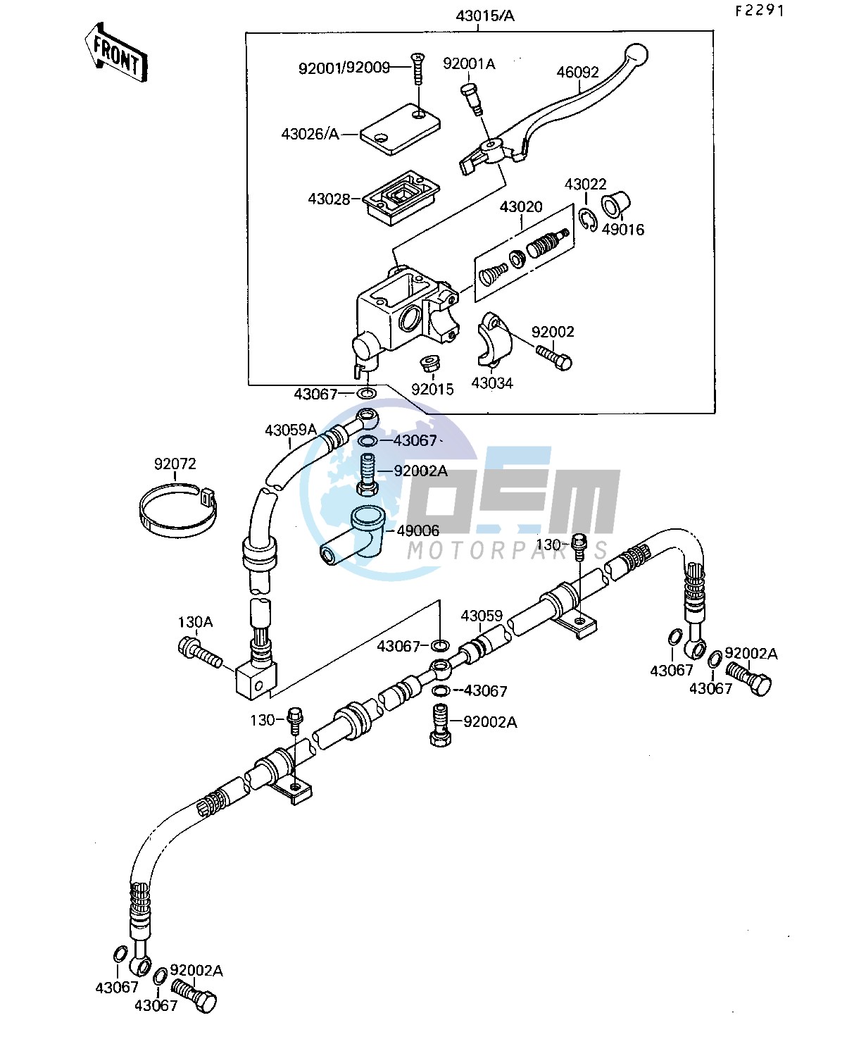 FRONT MASTER CYLINDER