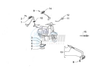 PX 125 drawing Selectors - Switches - Buttons