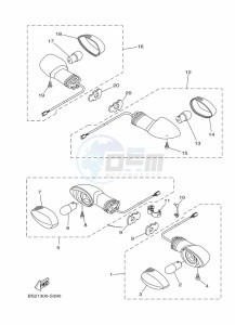 MT-09 MTN850-A (BS2G) drawing FLASHER LIGHT