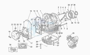 California 1100 Stone Special Sport drawing Crankcase