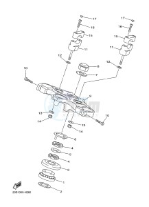 XJ6N 600 XJ6-N (NAKED) (20SL 20SM) drawing STEERING