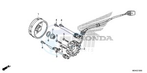 CRF450RE CRF450R Europe Direct - (ED) drawing GENERATOR