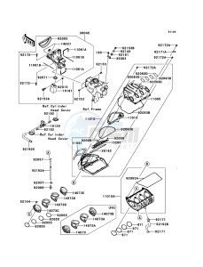 NINJA ZX-10R ZX1000E9F FR GB XX (EU ME A(FRICA) drawing Air Cleaner