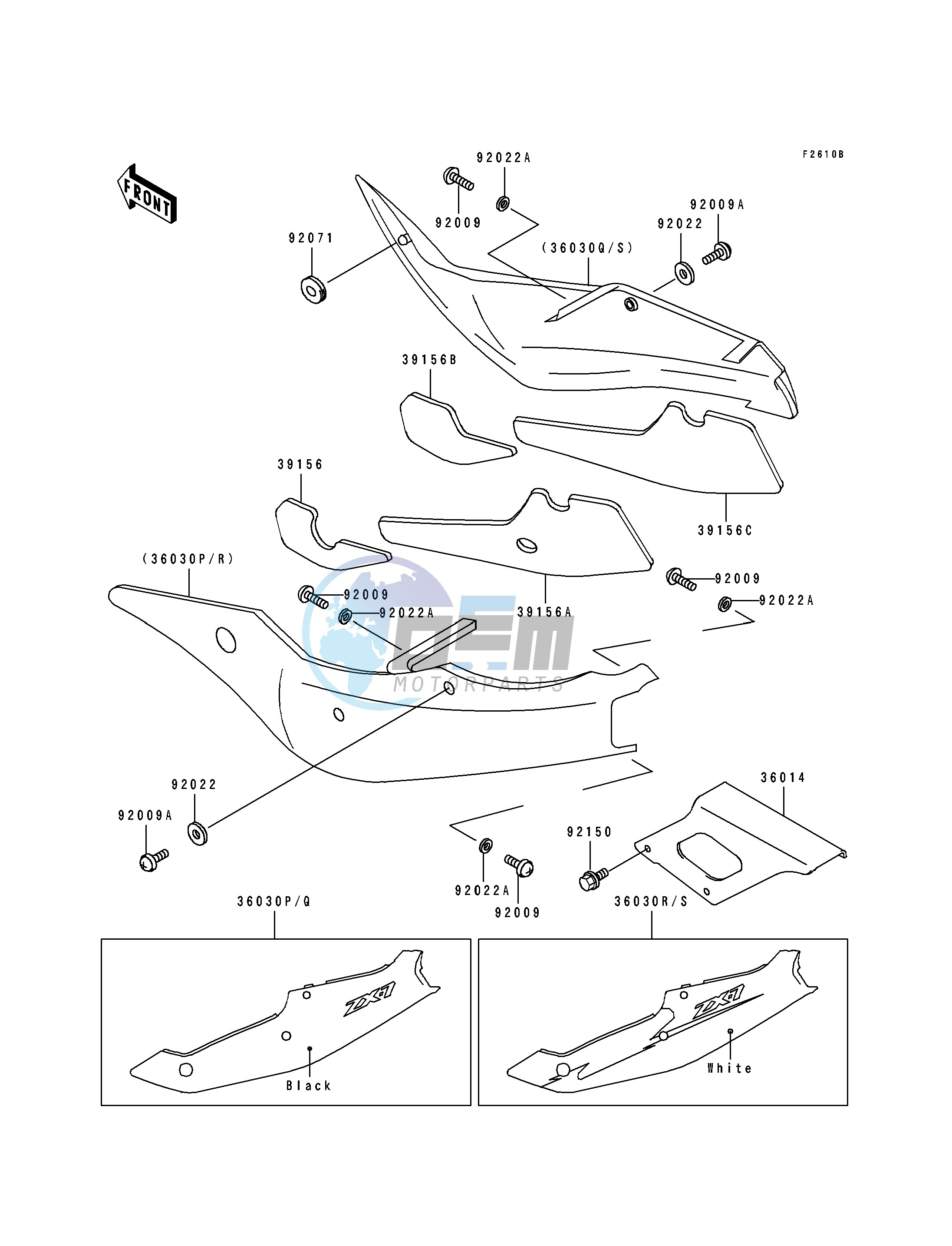 SIDE COVERS_CHAIN COVER-- ZX750-L3- -