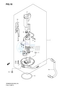 SV650 (E3-E28) drawing FUEL PUMP