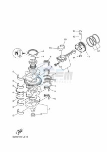 LF175XCA-2020 drawing CRANKSHAFT--PISTON