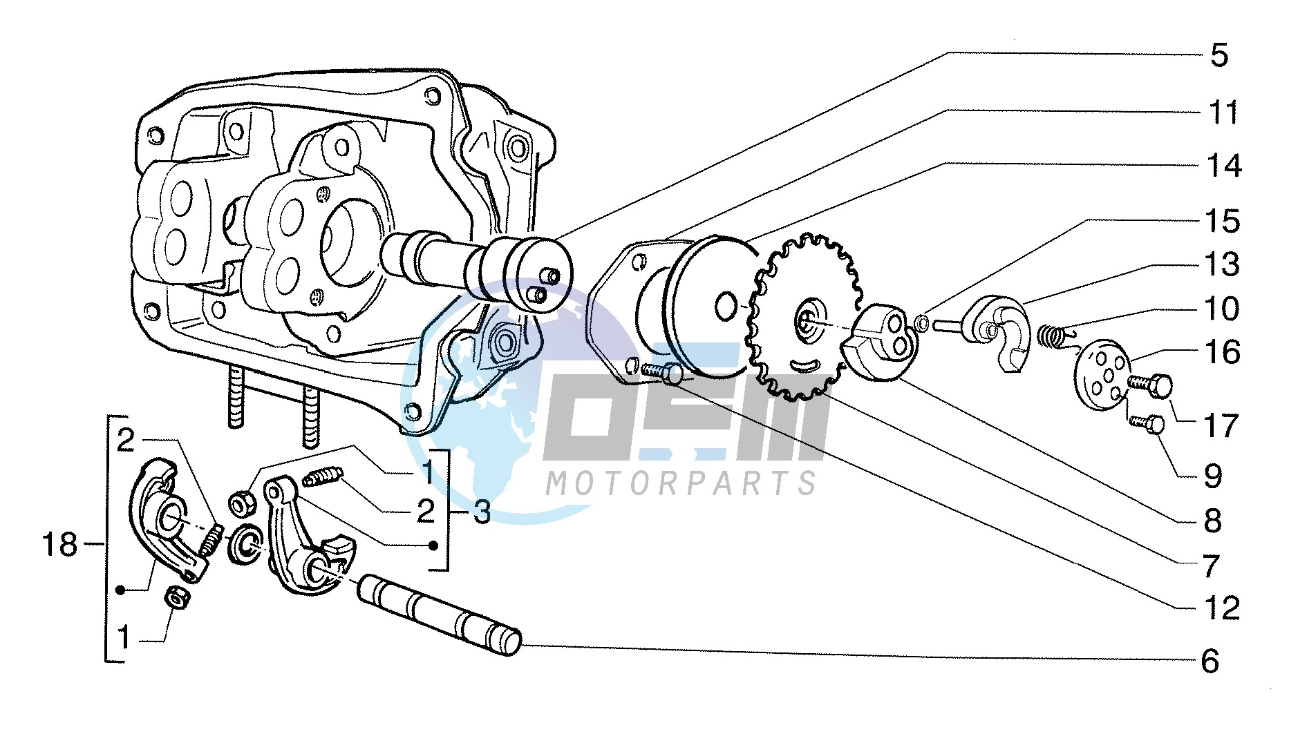 Rocker arm support