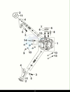 JET4 RX 50 (XE05W3-EU) (E5) (M1) drawing CYLINDER HEAD