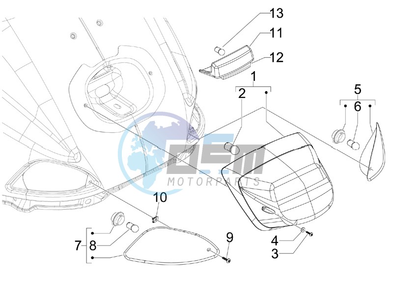 Tail light - Turn signal lamps