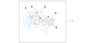 CBF600N drawing ENGINE GUARD