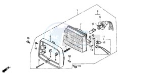 C90M drawing HEADLIGHT