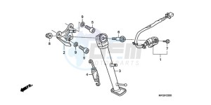 CB600FA3A F / ABS CMF ST drawing STAND