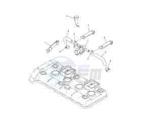 YZF R6 600 drawing SECONDARY AIR SYSTEM