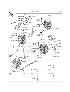 ZX 600 E [NINJA ZX-6] (E1-E3) [NINJA ZX-6] drawing CARBURETOR