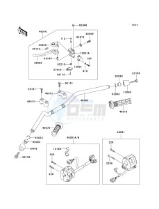 ZR 750 H [ZR-7S] (H1-H5 H5 CAN ONLY) drawing HANDLEBAR