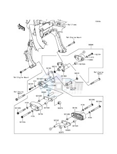 ER-6F EX650EEF XX (EU ME A(FRICA) drawing Accessory(Engine Guard)