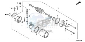 CB1000RAF CB1000R 2ED - (2ED) drawing STARTING MOTOR