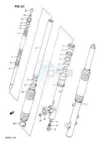 DR250 (E24) drawing FRONT DAMPER