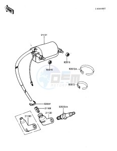 KX 125 A [KX125] (A7) [KX125] drawing IGNITION COIL -- 81 A7- -