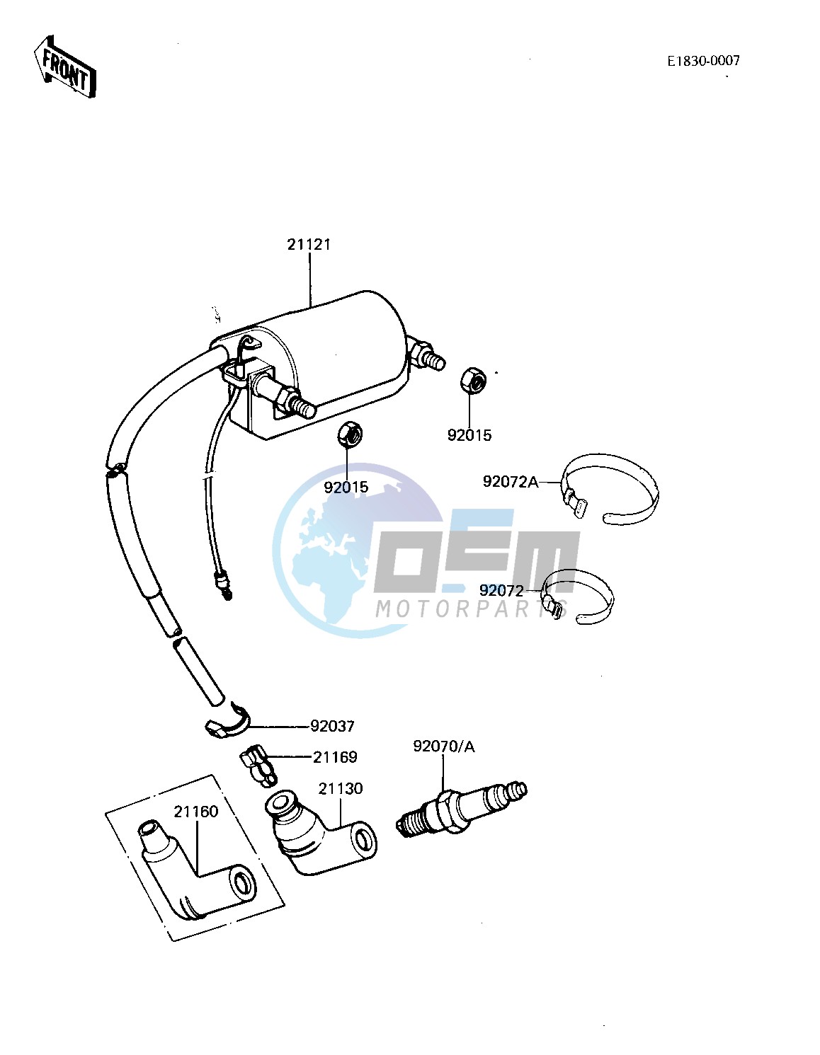 IGNITION COIL -- 81 A7- -