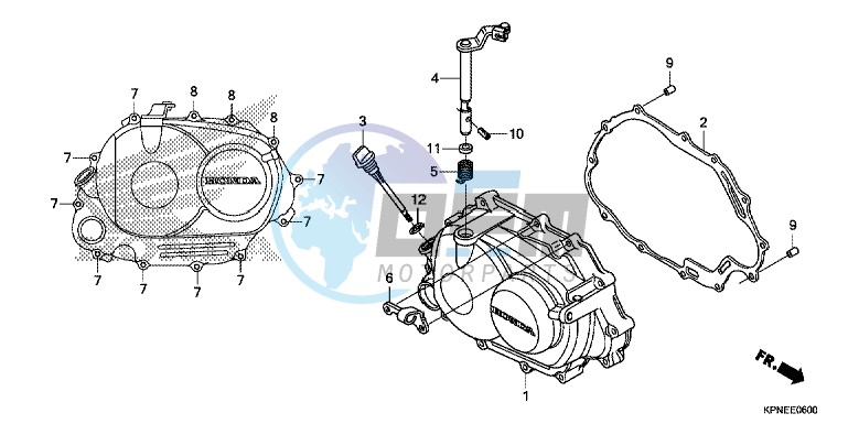 RIGHT CRANKCASE COVER