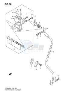 RM-Z450 EU drawing FRONT MASTER CYLINDER